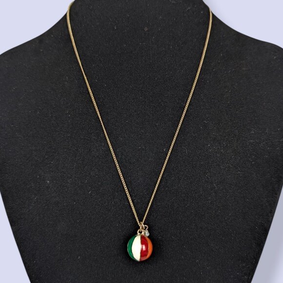 V. Colourful Ball Pendant Necklace - Picture 1 of 6